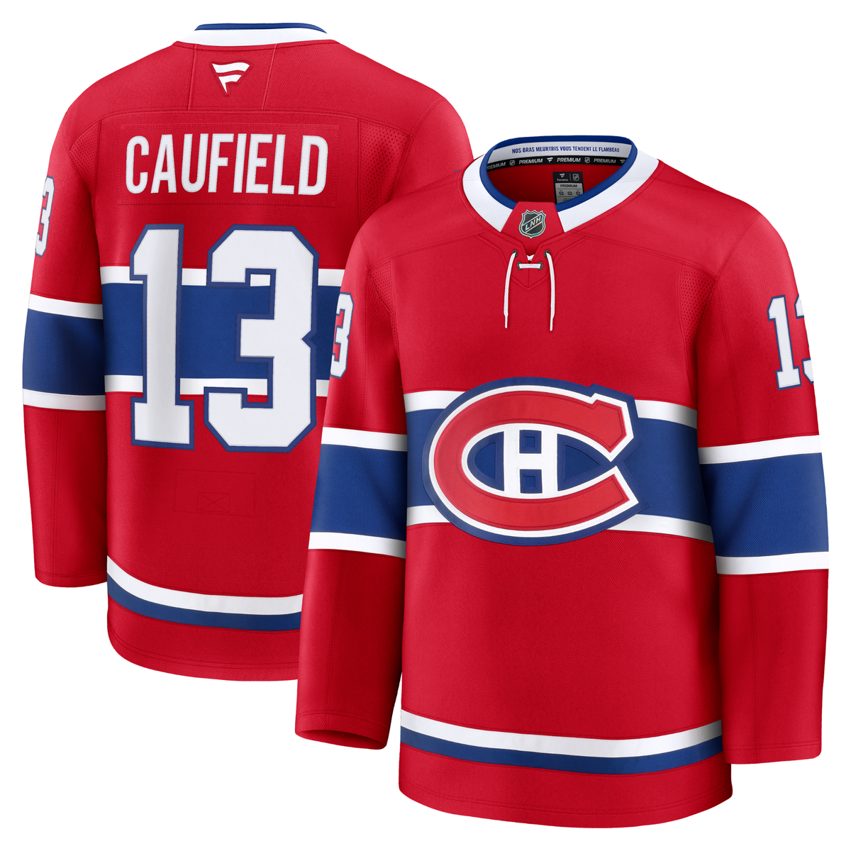 Cole Caufield Montreal Canadiens Fanatics Premium Home Jersey