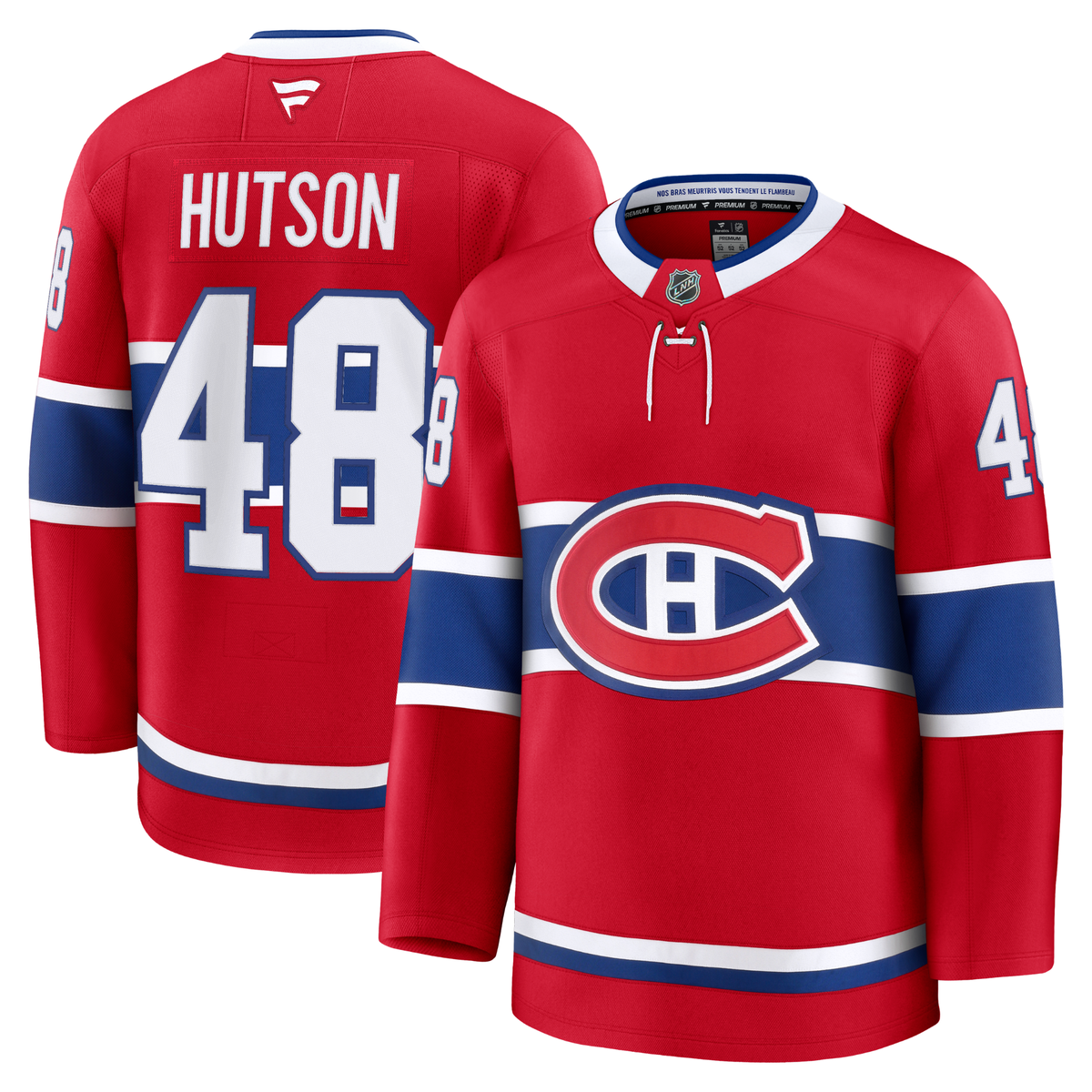 Lane Hutson Montreal Canadiens Fanatics Premium Home Jersey