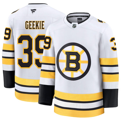 Morgan Geekie Boston Bruins Fanatics Away Premium Jersey