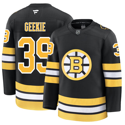 Morgan Geekie Boston Bruins Fanatics Home Premium Jersey