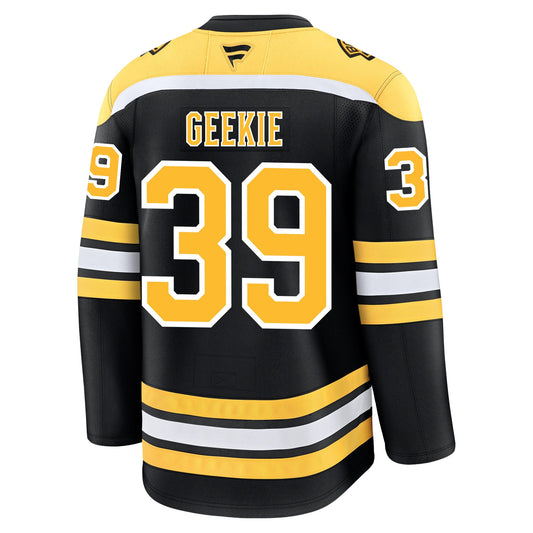Morgan Geekie Boston Bruins Fanatics Premium Home Jersey