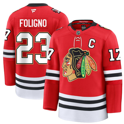 Nick Foligno Chicago Blackhawks Fanatics Centennial Premium Jersey