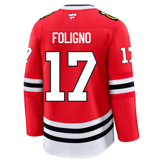Nick Foligno Chicago Blackhawks Fanatics Premium Home Jersey
