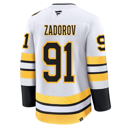 Nikita Zadorov Boston Bruins Fanatics Away Premium Jersey