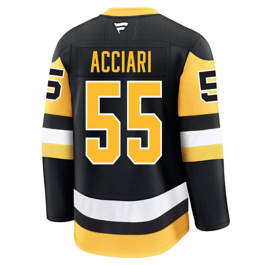 Noel Acciari Pittsburgh Penguins Fanatics Premium Home Jersey