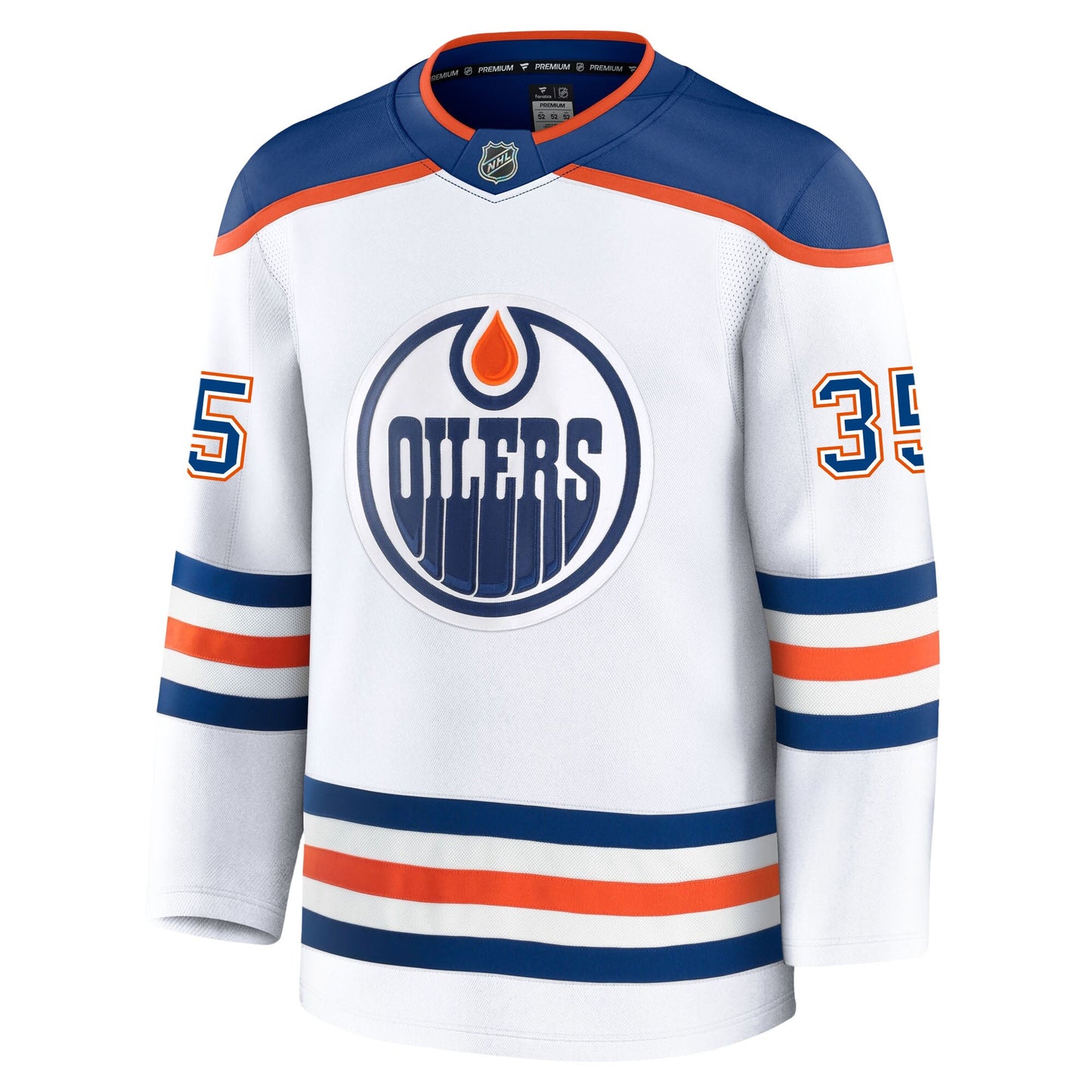 Olivier Rodrigue Edmonton Oilers Fanatics Premium Away Jersey