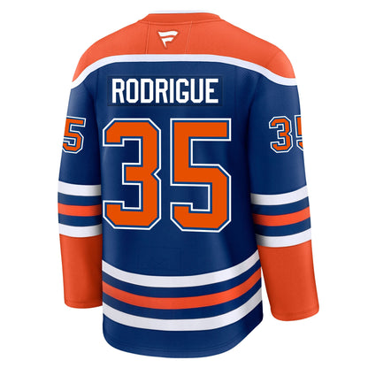 Olivier Rodrigue Edmonton Oilers Fanatics Premium Home Jersey