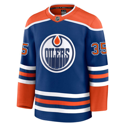Olivier Rodrigue Edmonton Oilers Fanatics Premium Home Jersey