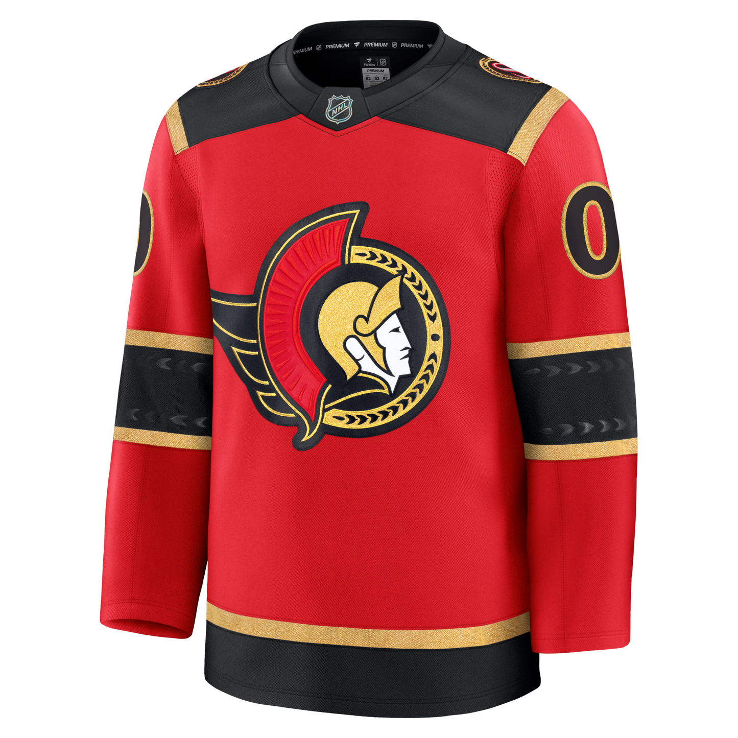 Customizable Ottawa Senators 2025 Fanatics Premium Official NHL Alternate Jersey