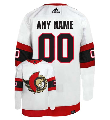 Customizable Ottawa Senators Adidas Primegreen Authentic NHL Hockey Jersey