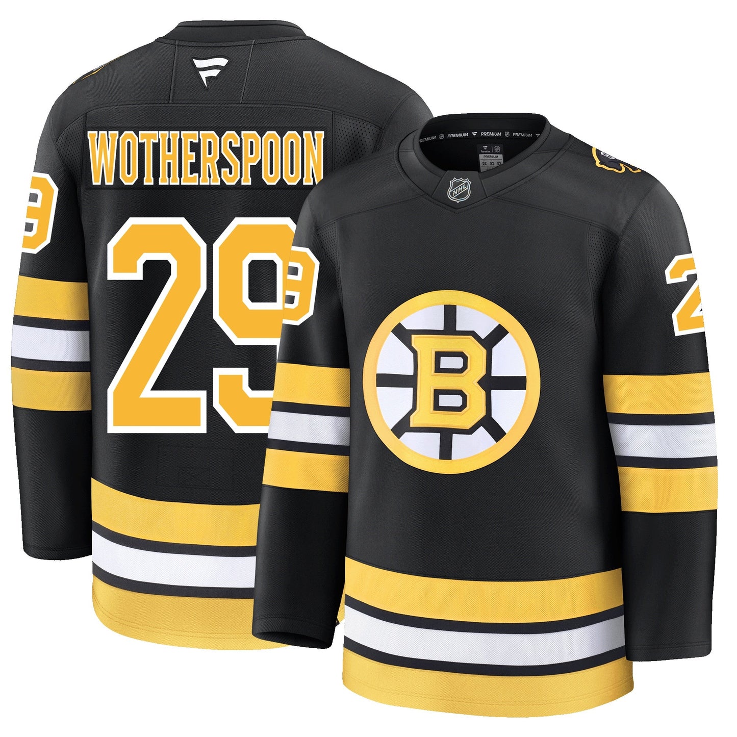 Parker Wotherspoon Boston Bruins Fanatics Home Premium Jersey
