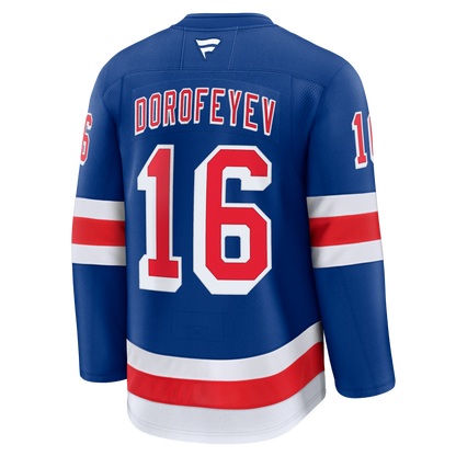 Pavel Dorofeyev New York Rangers Fanatics Premium Home Jersey