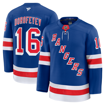 Pavel Dorofeyev New York Rangers Fanatics Premium Home Jersey