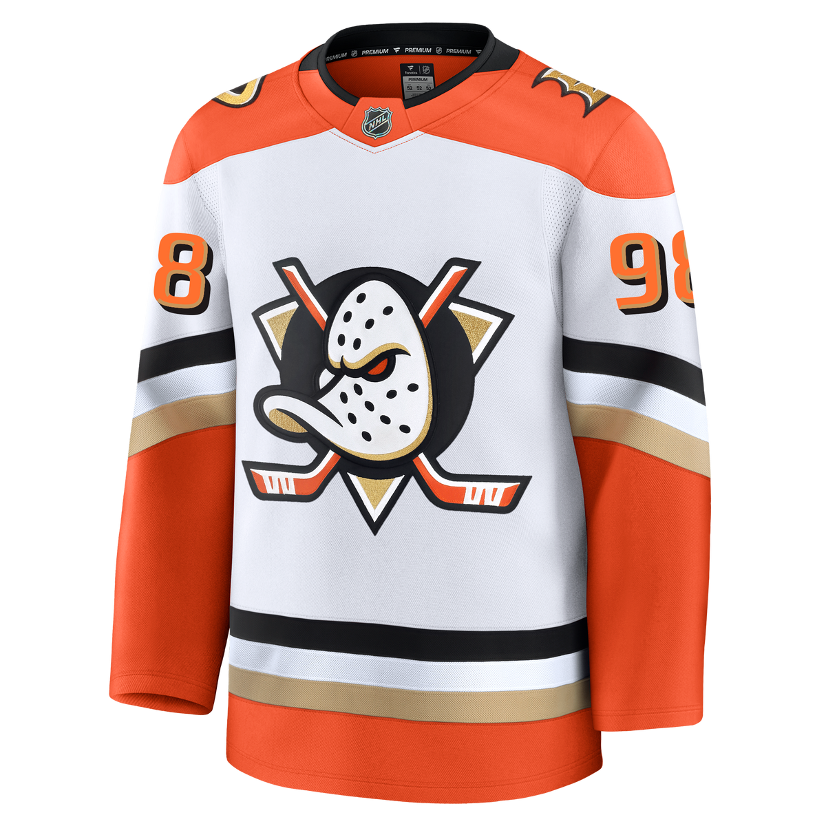 Pavel Mintyukov Anaheim Ducks Fanatics Premium Away Jersey