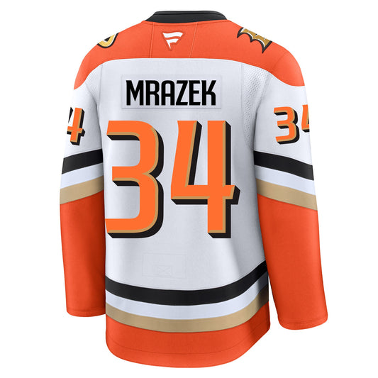 Petr Mrazek Anaheim Ducks Fanatics Premium Away Jersey