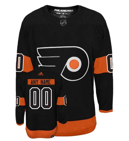 Customizable Philadelphia Flyers Adidas Primegreen Authentic NHL Hockey Jersey