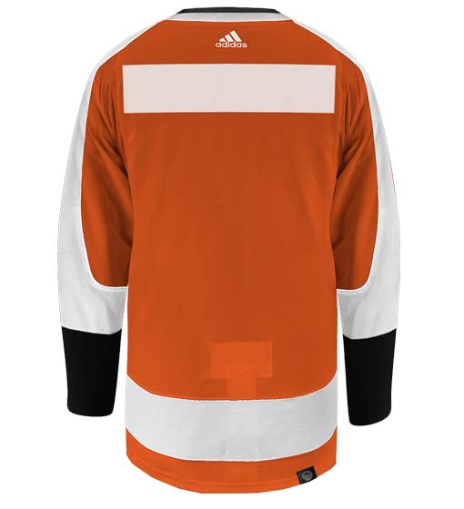 Customizable Philadelphia Flyers Adidas Primegreen Authentic NHL Hockey Jersey