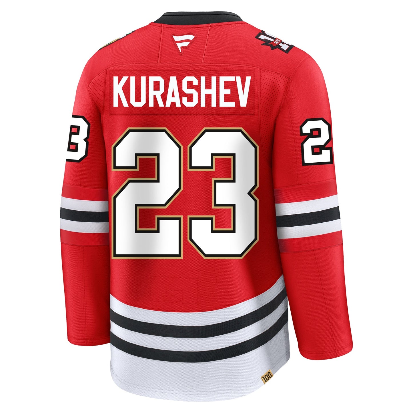 Philipp Kurashev Chicago Blackhawks Fanatics Centennial Premium Jersey