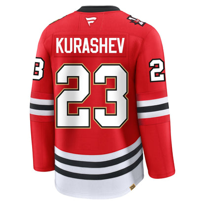Philipp Kurashev Chicago Blackhawks Fanatics Centennial Premium Jersey