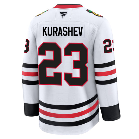 Philipp Kurashev Chicago Blackhawks Fanatics Premium Away Jersey