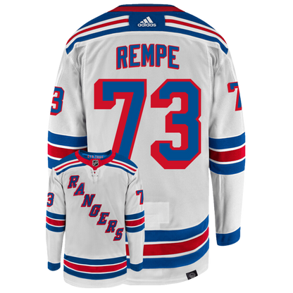 Matt Rempe New York Rangers Adidas Primegreen Authentic NHL Hockey Jersey