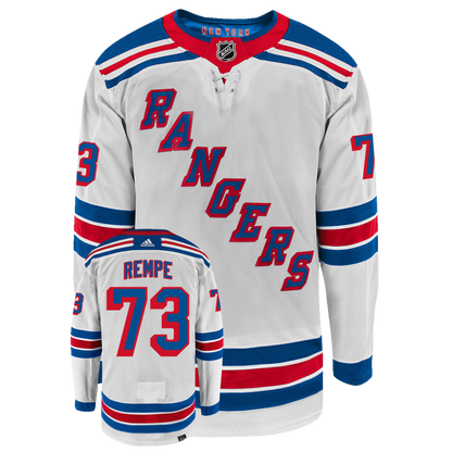 Matt Rempe New York Rangers Adidas Primegreen Authentic NHL Hockey Jersey