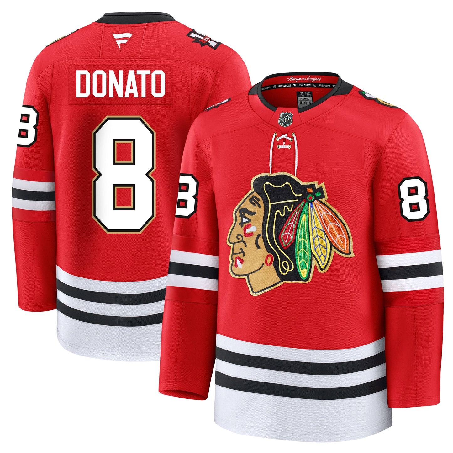 Ryan Donato Chicago Blackhawks Fanatics Centennial Premium Jersey