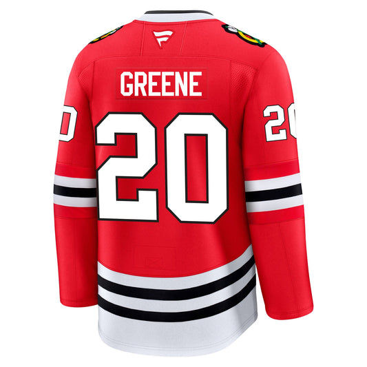 Ryan Greene Chicago Blackhawks Fanatics Premium Home Jersey