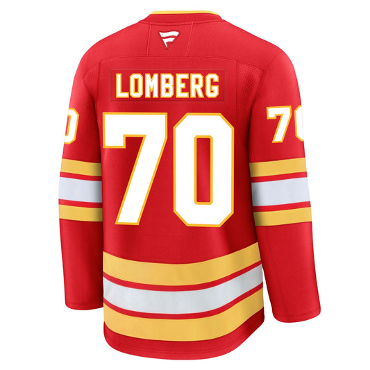 Ryan Lomberg Calgary Flames Fanatics Premium Home Jersey