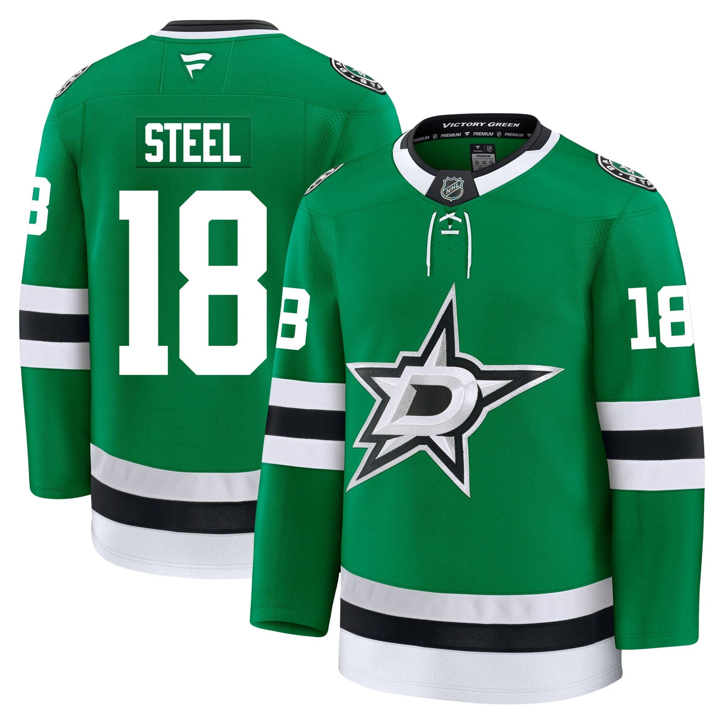 Sam Steel Dallas Stars Fanatics Premium Home Jersey