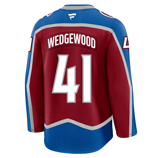 Scott Wedgewood Colorado Avalanche Fanatics Premium Home Jersey