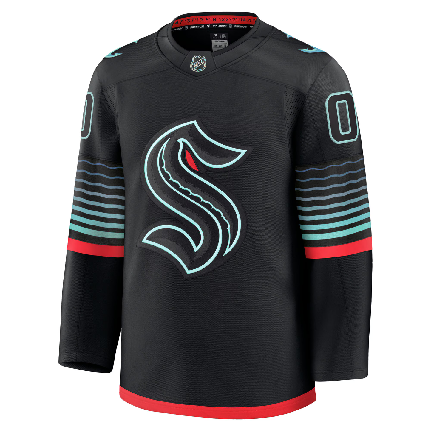 Customizable Seattle Kraken Fanatics Premium Official NHL Alternate Jersey