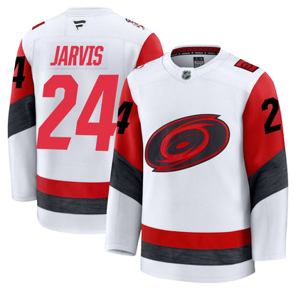 Seth Jarvis Carolina Hurricanes Fanatics Away Premium Jersey