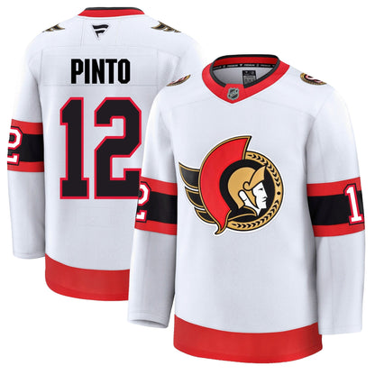 Shane Pinto Ottawa Senators Fanatics Premium Away Jersey