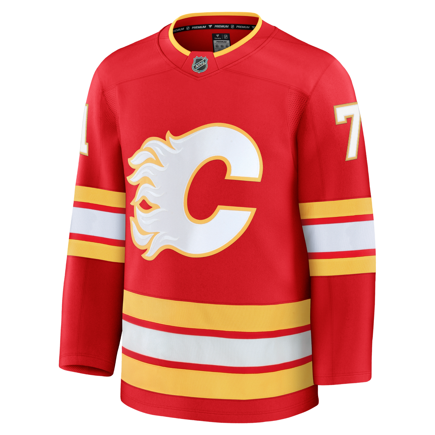 Simon Nemec Calgary Flames Fanatics Premium Home Jersey