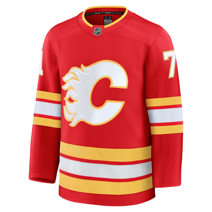 Simon Nemec Calgary Flames Fanatics Premium Home Jersey