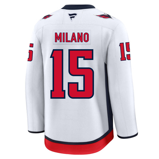 Sonny Milano Washington Capitals Fanatics Premium Away Jersey