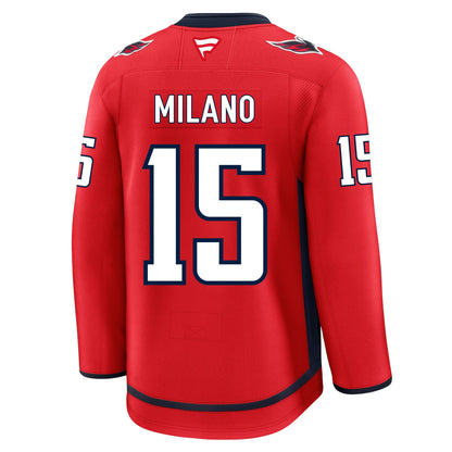 Sonny Milano Washington Capitals Fanatics Premium Home Jersey