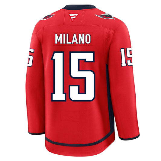 Sonny Milano Washington Capitals Fanatics Premium Home Jersey