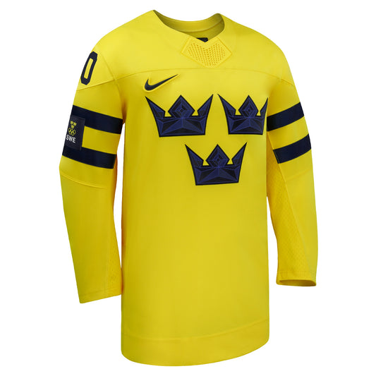 Customizable Team Sweden 2026 Nike Yellow Replica Jersey