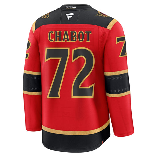 Thomas Chabot Ottawa Senators Fanatics Alternate Premium Jersey