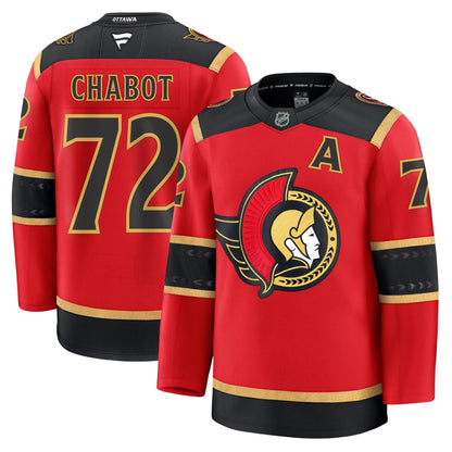 Thomas Chabot Ottawa Senators Fanatics Alternate Premium Jersey