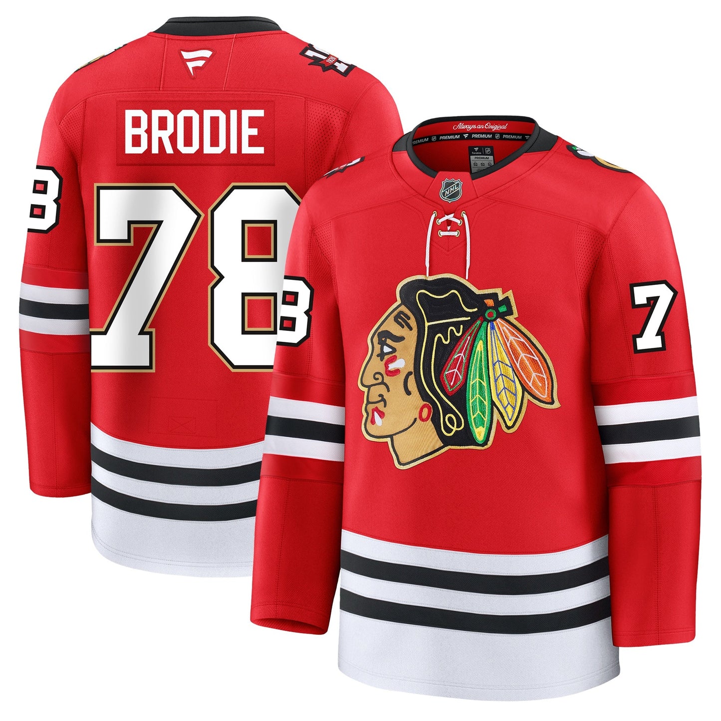 Tj Brodie Chicago Blackhawks Fanatics Centennial Premium Jersey