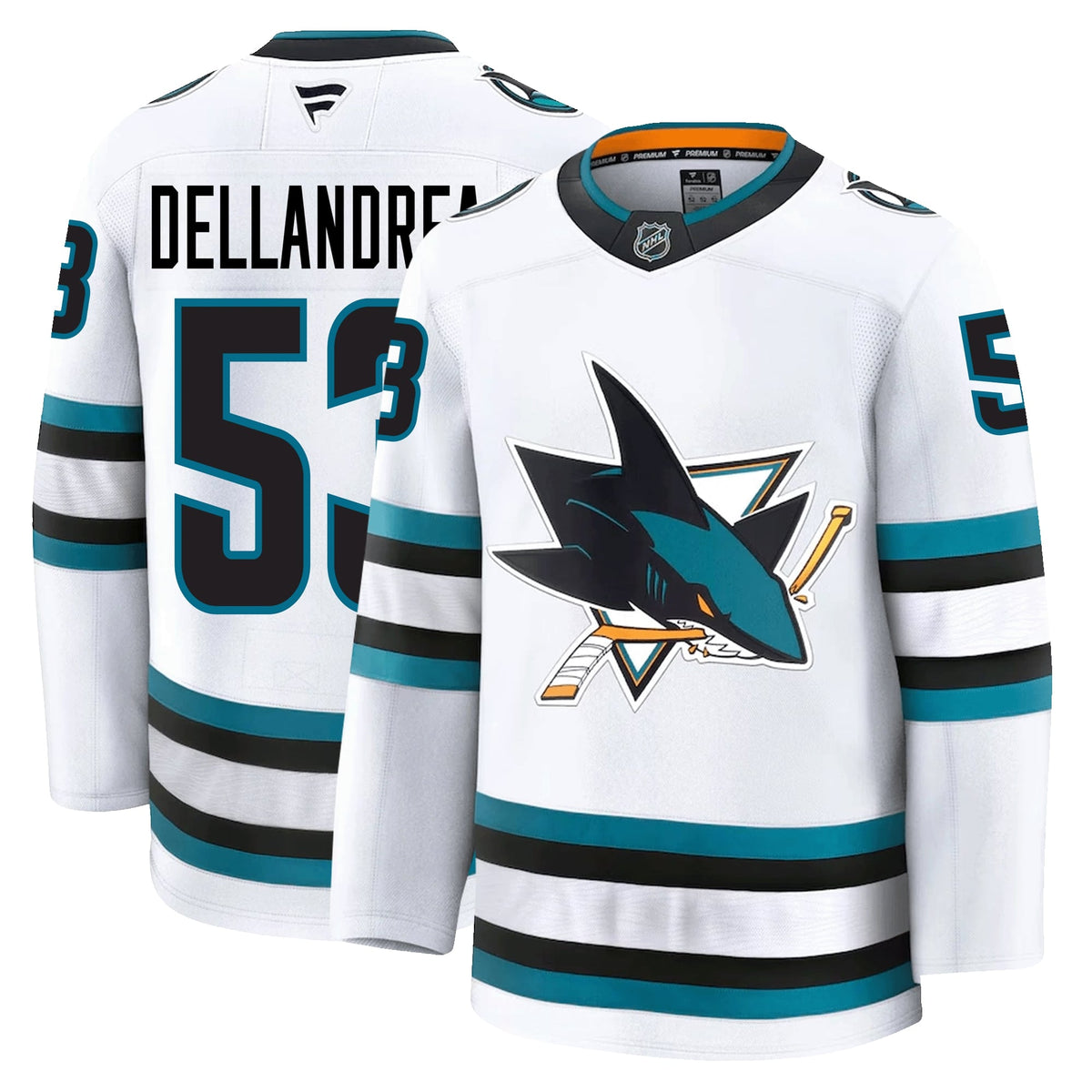 Ty Dellandrea San Jose Sharks Fanatics Premium Away Jersey