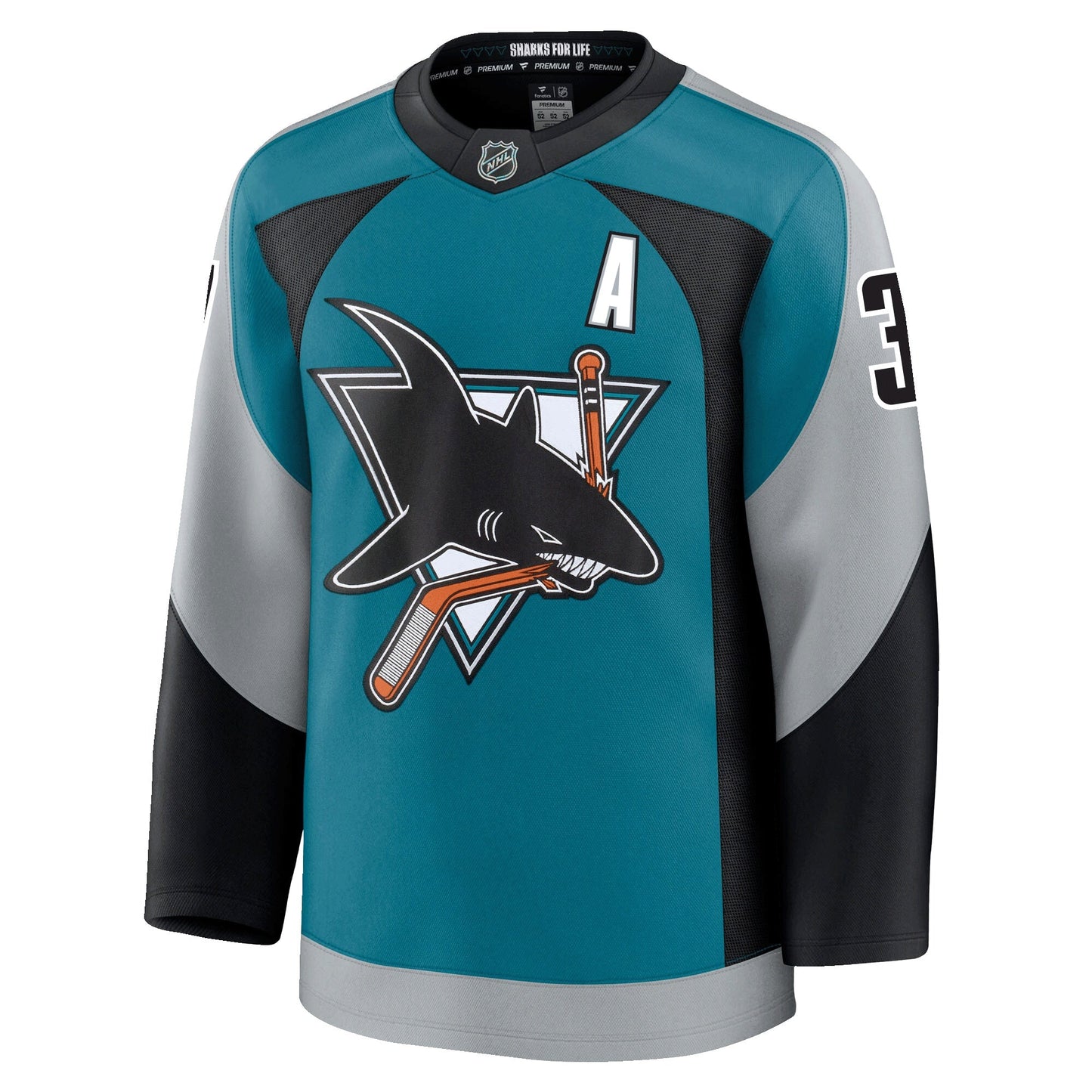 Tyler Toffoli San Jose Sharks Fanatics Alternate Premium Jersey