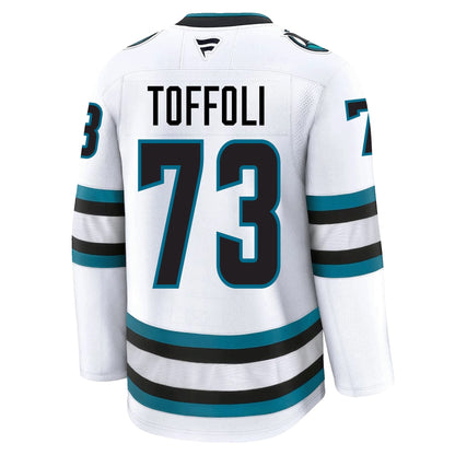 Tyler Toffoli San Jose Sharks Fanatics Premium Away Jersey