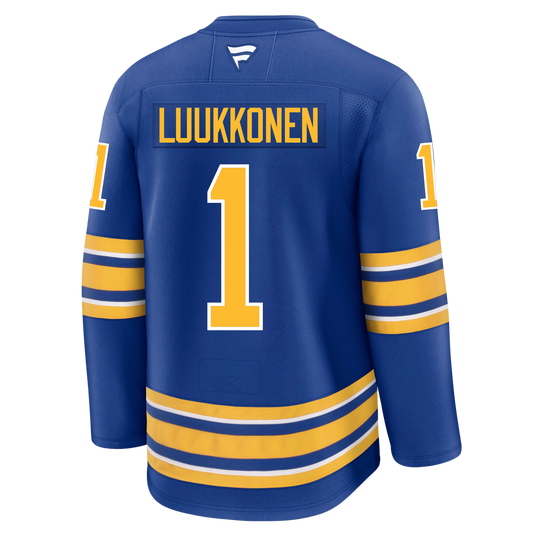 Ukko Pekka Luukkonen Buffalo Sabres Fanatics Premium Home Jersey
