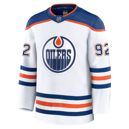 Vasily Podkolzin Edmonton Oilers Fanatics Premium Away Jersey