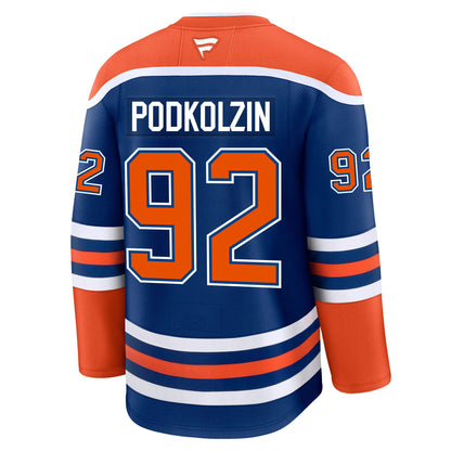Vasily Podkolzin Edmonton Oilers Fanatics Premium Home Jersey