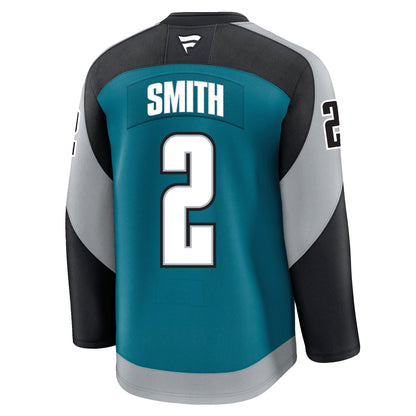 Will Smith San Jose Sharks Fanatics Alternate Premium Jersey